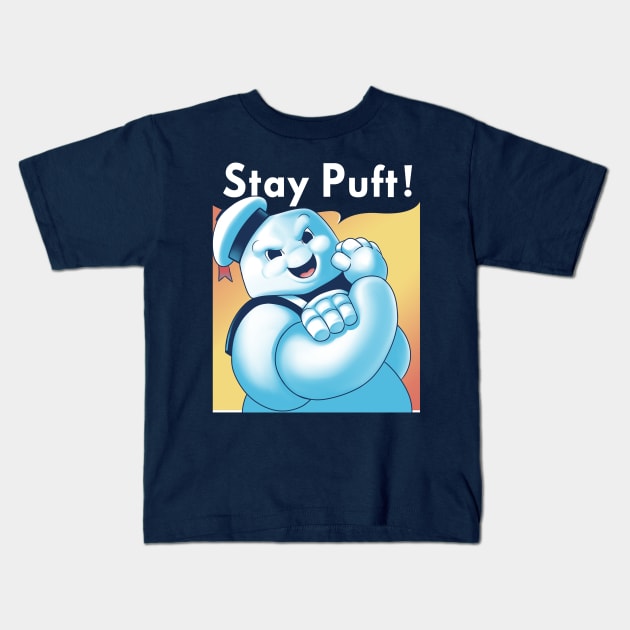 Stay Puft! Kids T-Shirt by KindaCreative